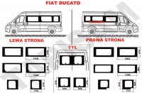 Szyby Fiat Ducato średni